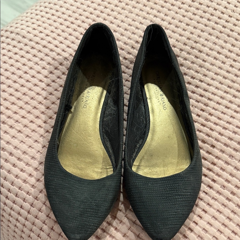 Christian Siriano Women's Black Flats